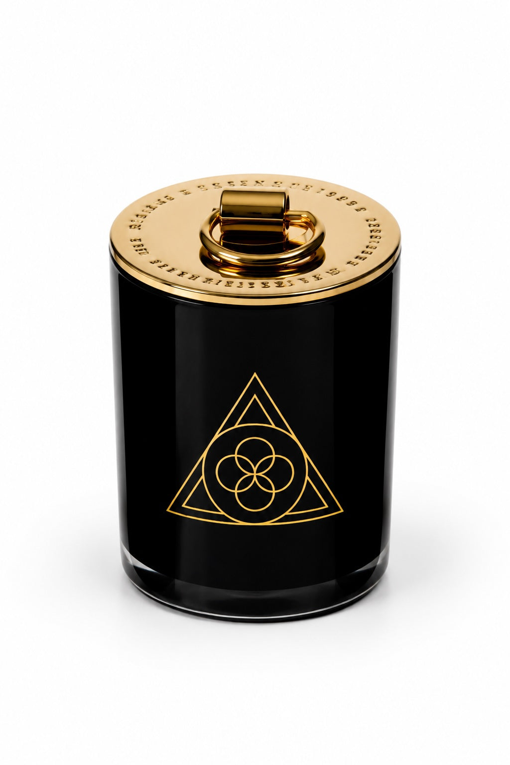 Bougie parfumée Cèdre 260 g ESSENCE1989 en verre noir mat
