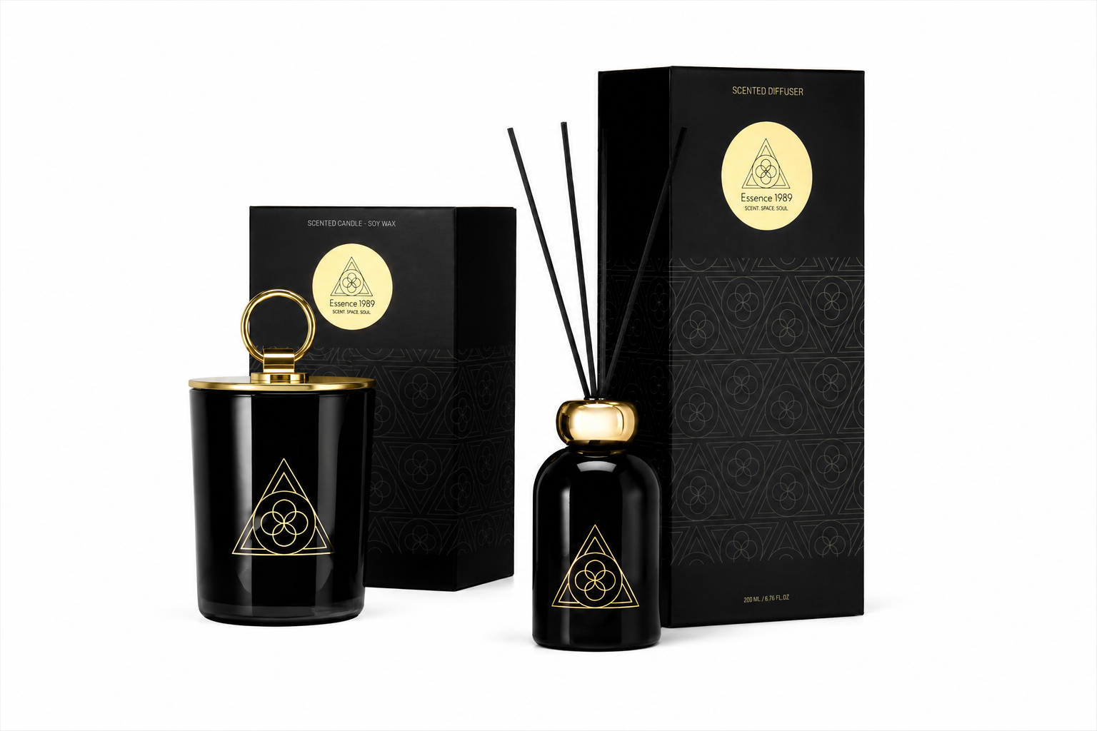Coffret Parfum de Luxe White Tea | Diffuseur & Bougie | ESSENCE1989