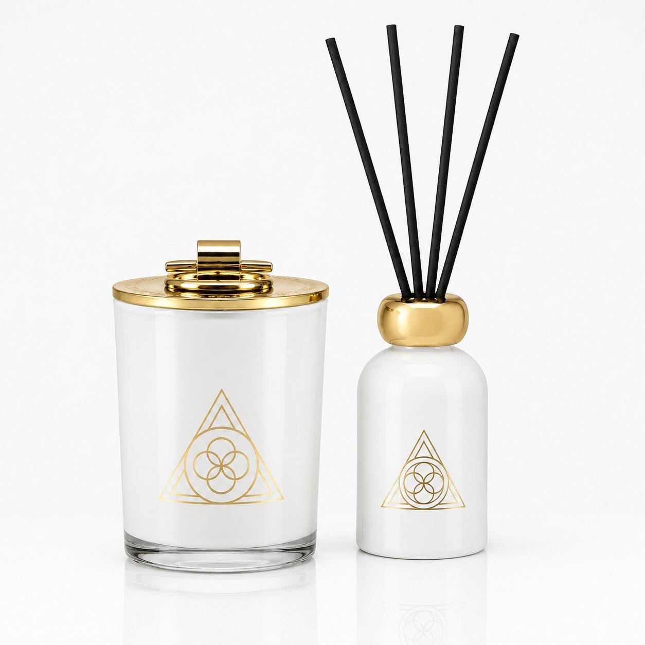 Diffuseur de Parfum White Tea Verre Blanc ESSENCE 1989