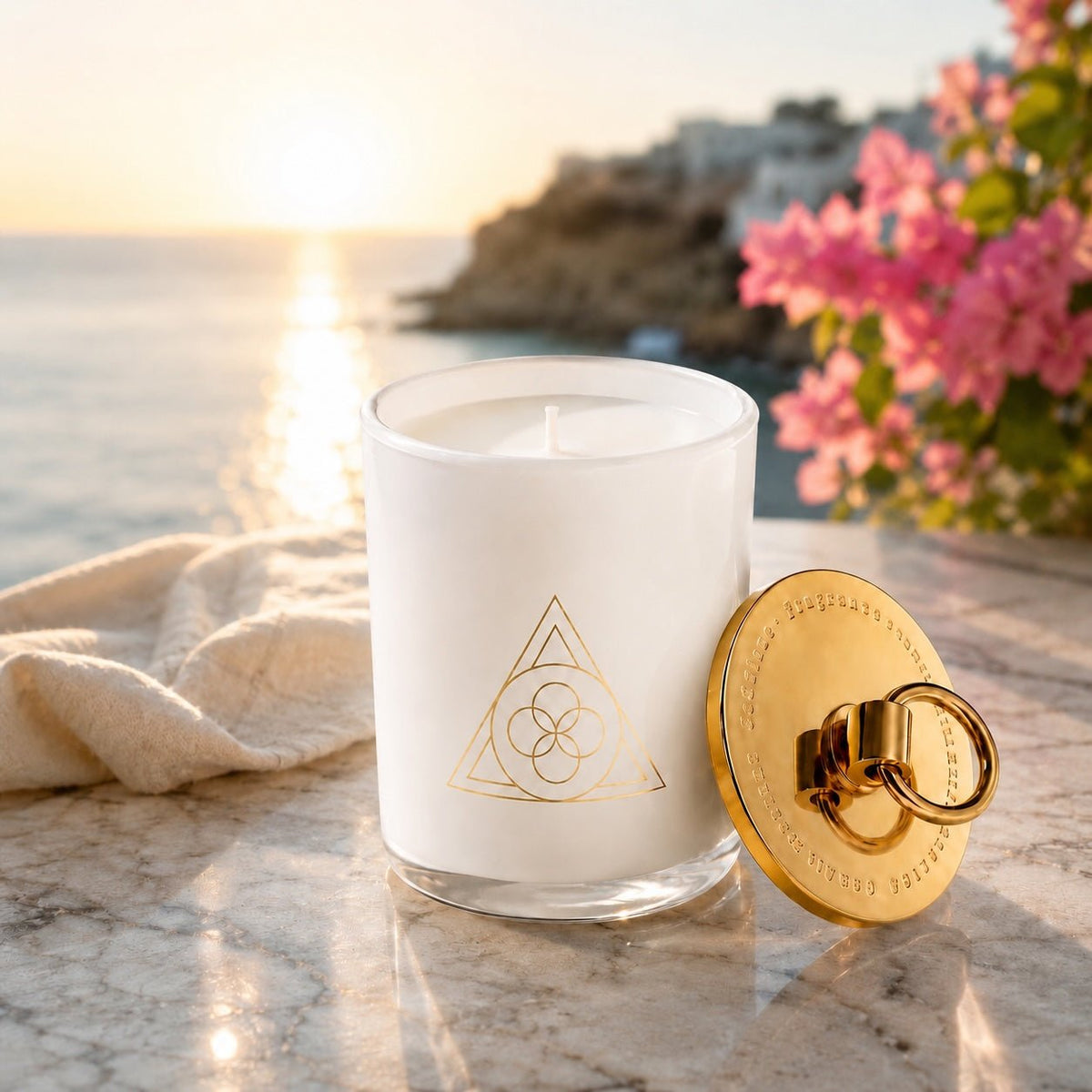 Bougie Parfumée White Tea | Verre Blanc | ESSENCE 1989 - ESSENCE 1989Bougies parfuméesCAN-WTB-260
