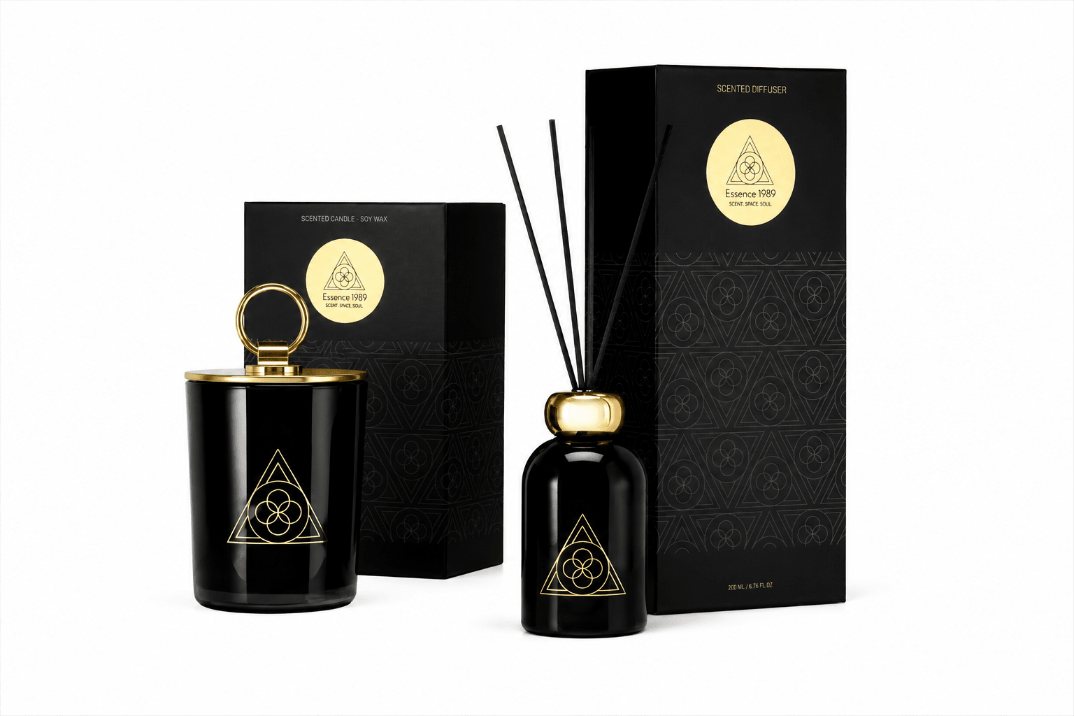 Coffret White Tea – Diffuseur & Bougie Parfumés de Luxe | ESSENCE1989& - ESSENCE 1989Coffret CadeauE1989-COFFRET-WT-200-260