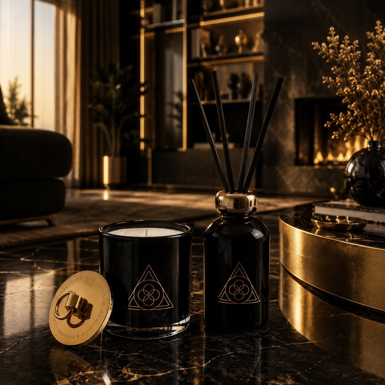 Coffret Mystic Cedar – Diffuseur & Bougie Parfumés de Luxe | ESSENCE1989 - ESSENCE 1989Coffret CadeauE1989-COFFRET-WT-200-260