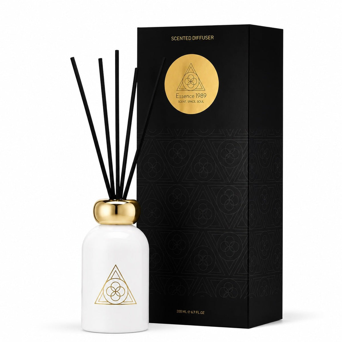 Diffuseur de Parfum Cèdre | Verre Blanc | ESSENCE 1989 - ESSENCE 1989DifusorDIF-CDB-200