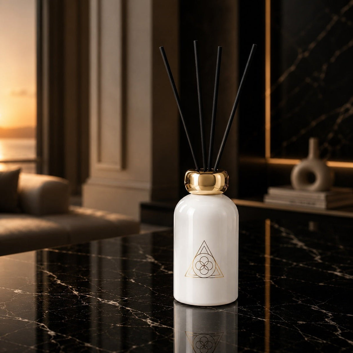 Diffuseur de Parfum White Tea | Verre Blanc | ESSENCE 1989 - ESSENCE 1989DifusorDIF-WTB-200