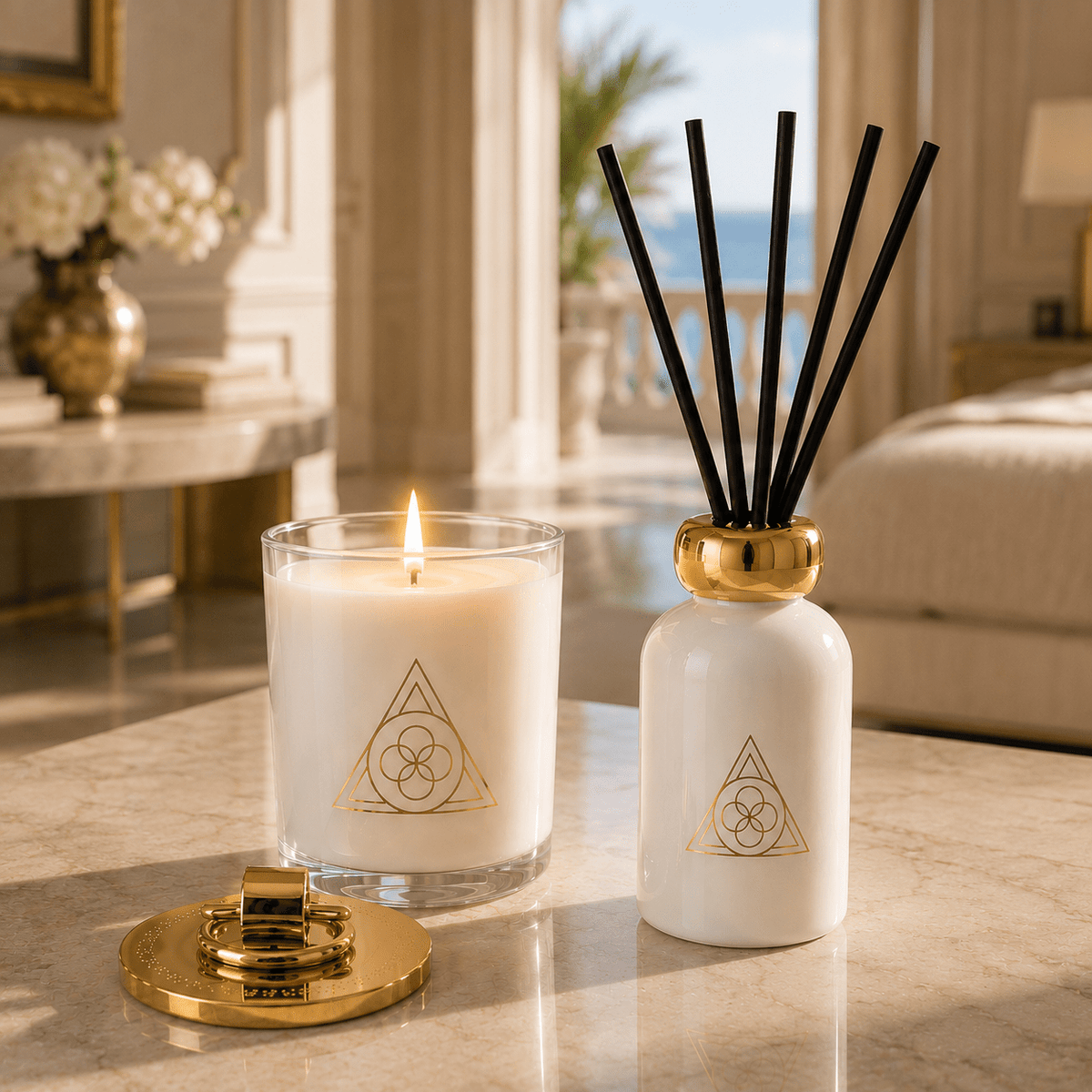 Kit White Tea | Diffuseur + Bougie | ESSENCE 1989 - ESSENCE 1989CoffretKIT-WTB