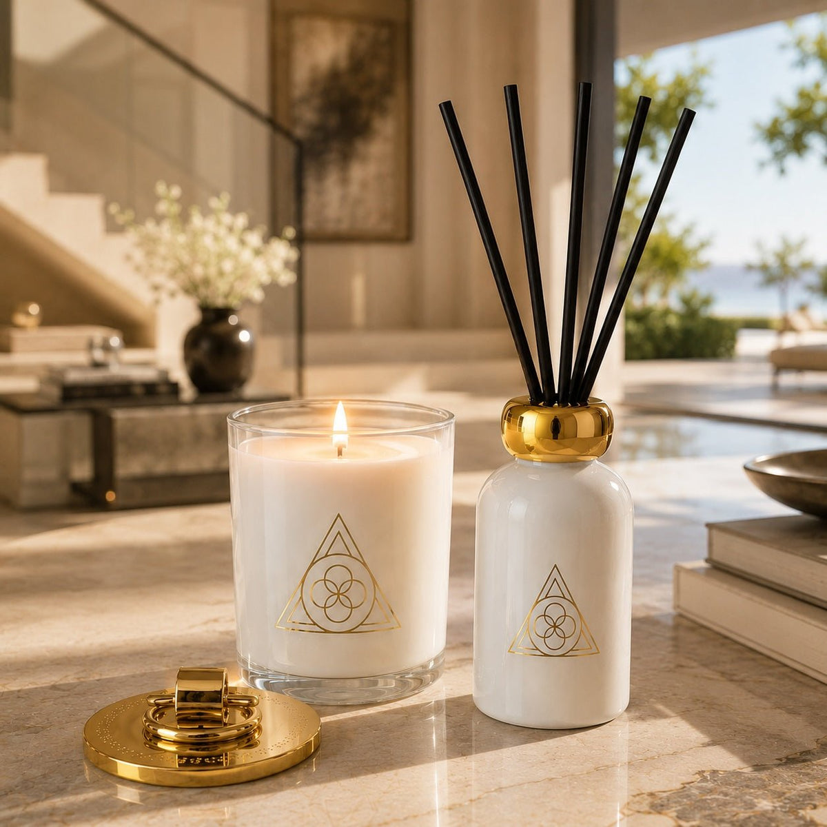 Kit White Tea | Diffuseur + Bougie | ESSENCE 1989 - ESSENCE 1989CoffretKIT-WTB